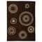 Trio Brinlee Chocolate Area Rug 5X7 Transitional Contemporary Indoor Design